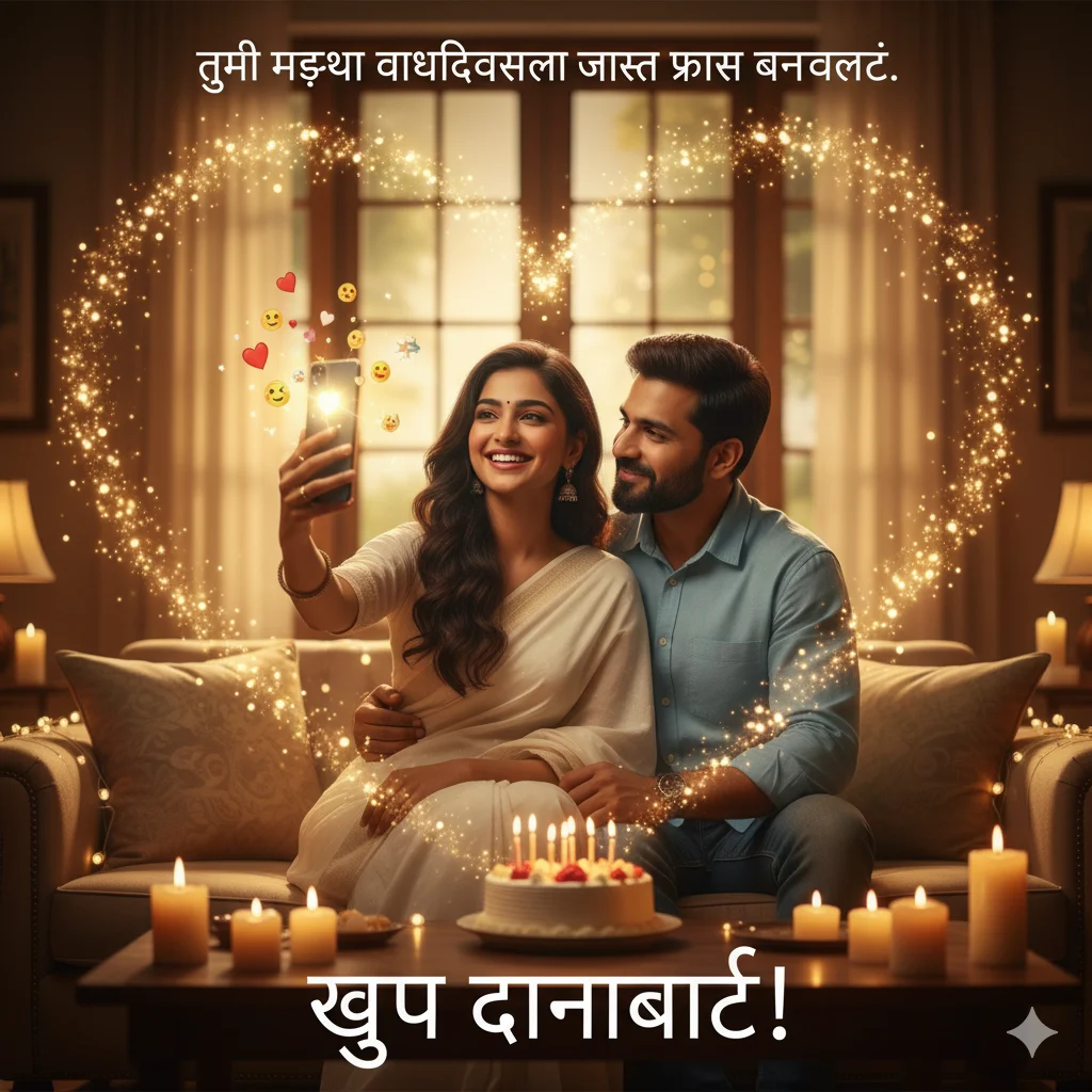 Read more about the article वाढदिवसाच्या शुभेच्छांसाठी आभार मराठीत (Thank You for Birthday Wishes