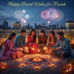 Read more about the article 210+ Special Diwali Wishes for Friends 🎊💖 2025 Best