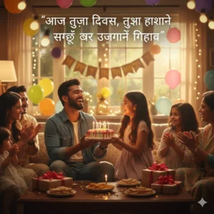 Read more about the article भाऊसाठी वाढदिवसाच्या शुभेच्छा मराठीत