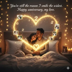Read more about the article 210+ 2nd Wedding Anniversary Wishes for Husband 💍🎂 2025 Best