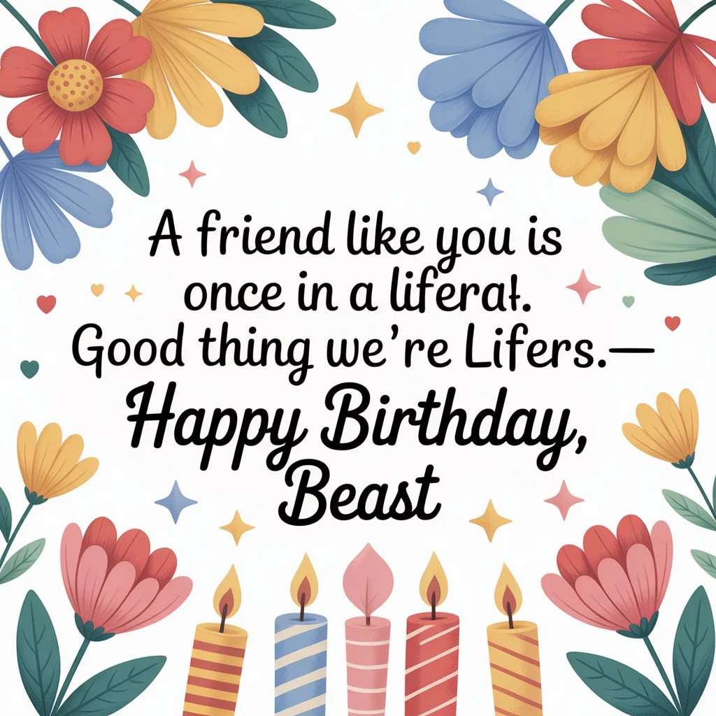 Birthday Wishes for Male Best Friend